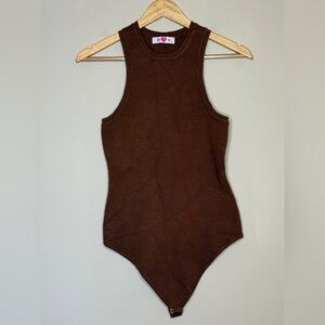 Buddy Love Chocolate Brown Bodysuit L
